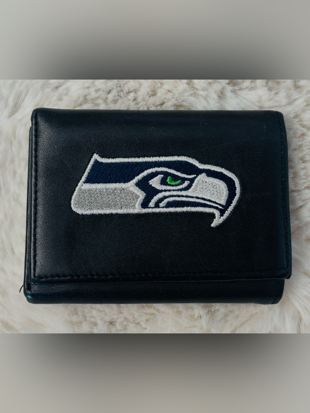 Seattle Seahawks Black Leather Men’s Wallet